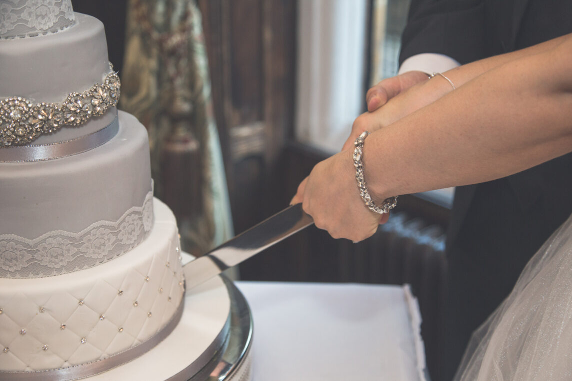 Cake Cutting Routine in a Wedding
